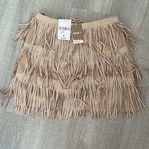 Forever 21 fringe skirt